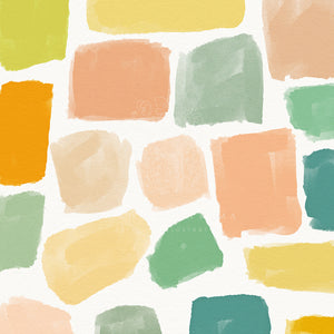 Colour Block Abstract Print