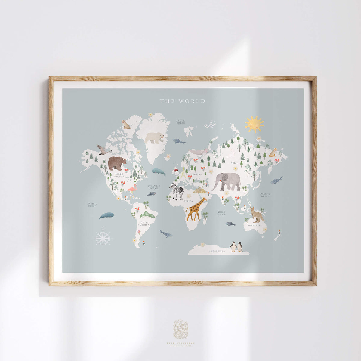World Map Print
